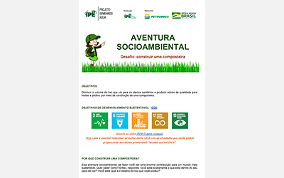 Aventura Socioambiental – Construir uma Composteira
