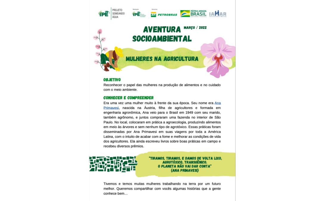 Aventura Socioambiental – Mulheres na Agricultura