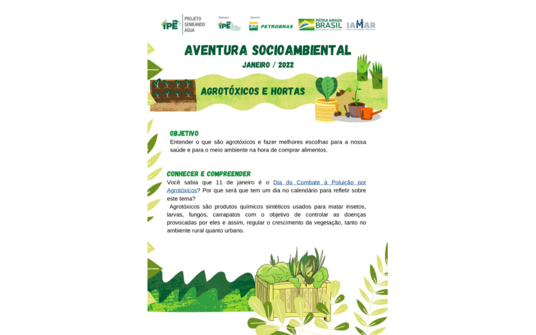 Aventura Socioambiental – Agrotóxicos e Hortas