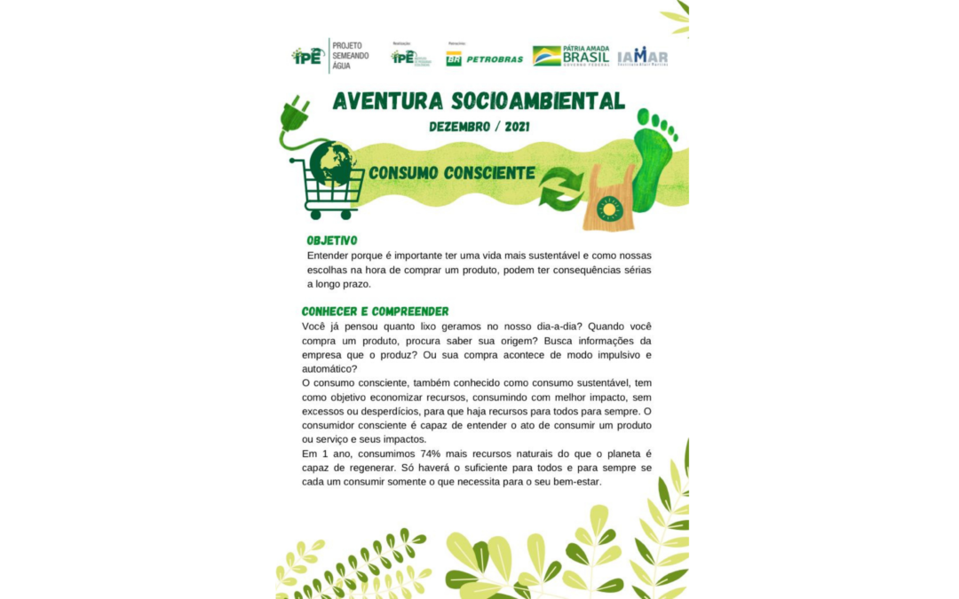 Aventura Socioambiental – Consumo Consciente