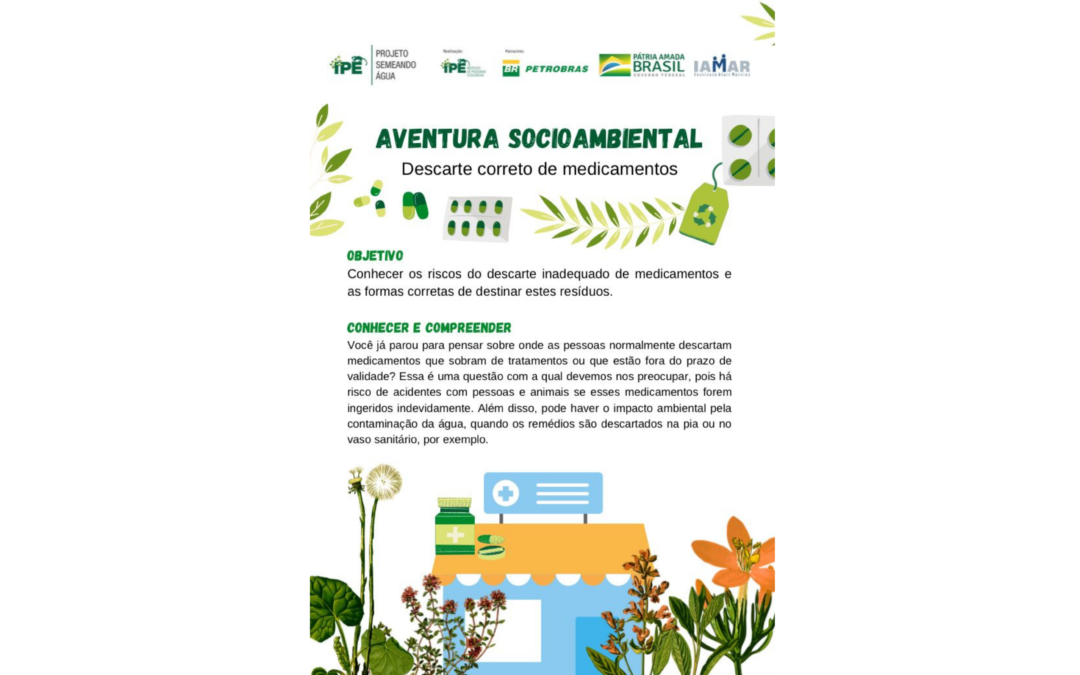 Aventura Socioambiental – Descarte correto de medicamentos