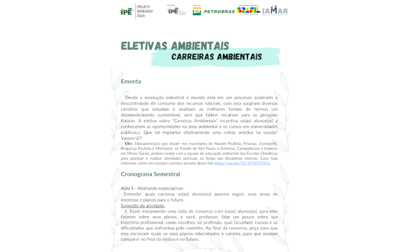 Carreiras Ambientais