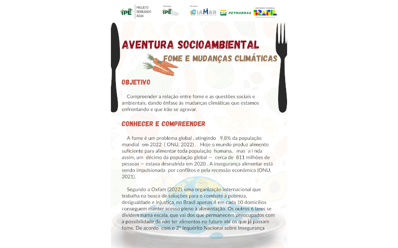 Aventura Socioambiental: Fome e Mudanças Climáticas
