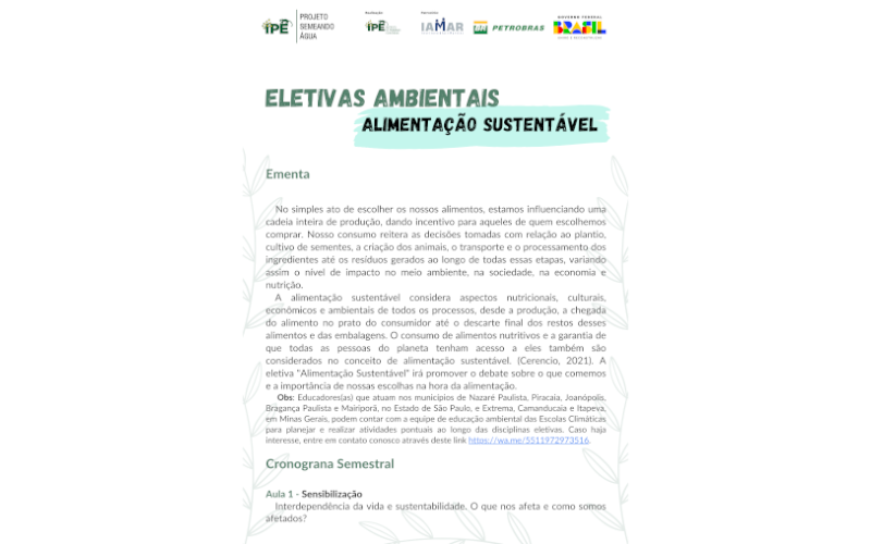 Alimentação sustentável